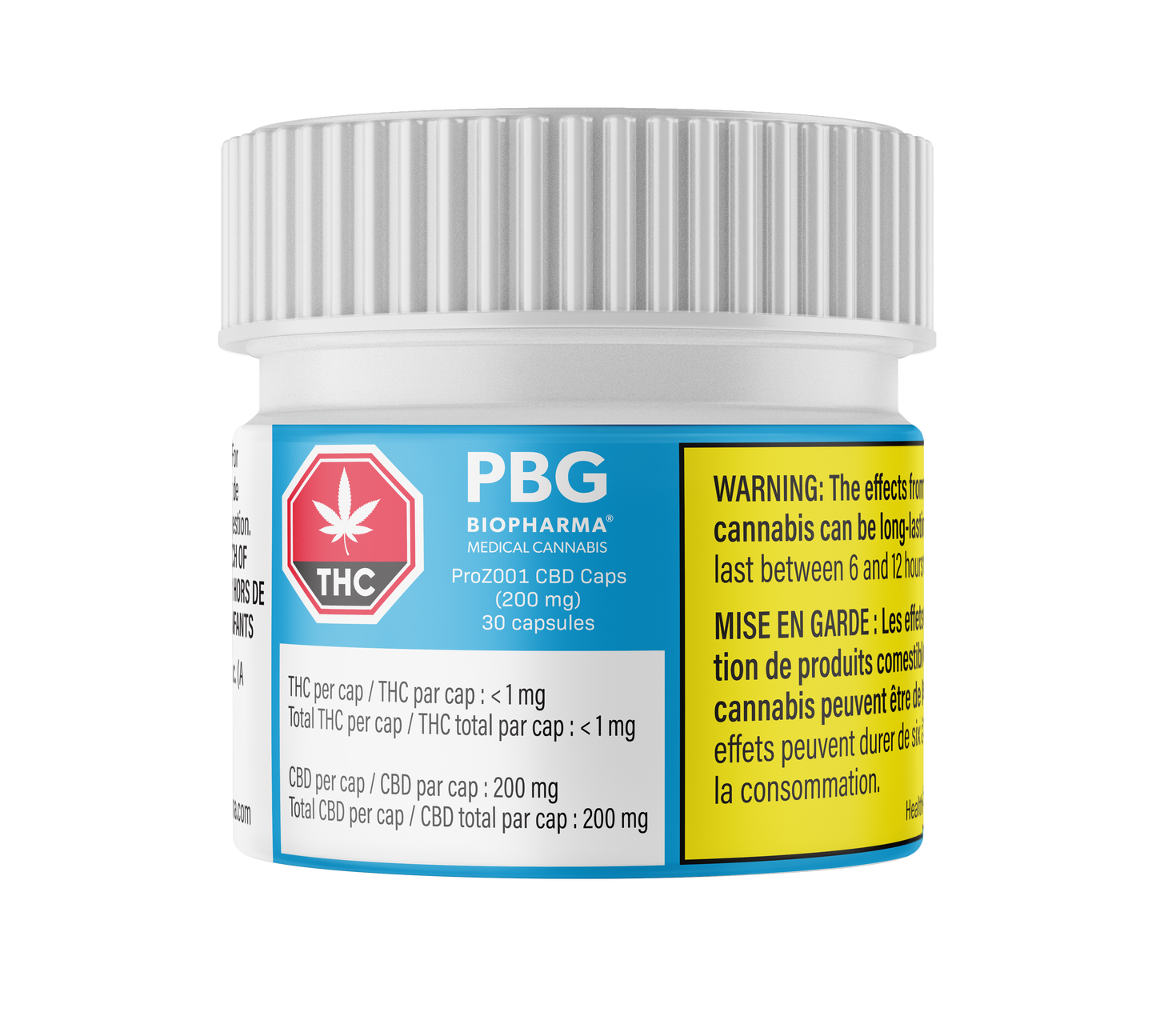 ProZ001 CBD Caps (200mg) 30 Capsules